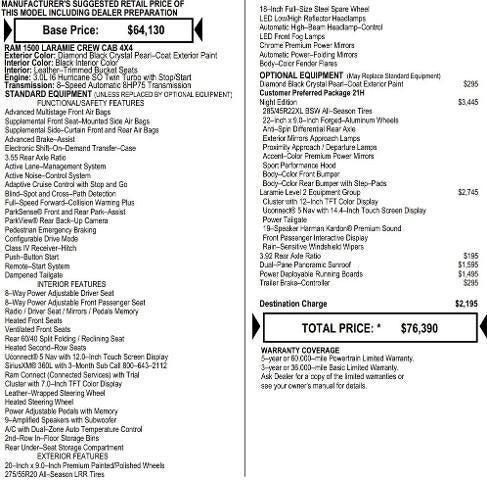 2026 RAM Ram 1500 RAM 1500 LARAMIE CREW CAB 4X4 57 BOX 2026 RAM Ram 1500 RAM 1500 LARAMIE CREW CAB 4X4 57 BOX