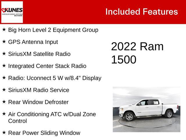 2022 RAM 1500 Big Horn Crew Cab 4x4 57 Box