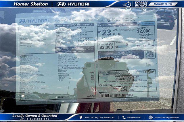 New 2025 Hyundai Santa Fe Limited For Sale in Olive Branch, MS