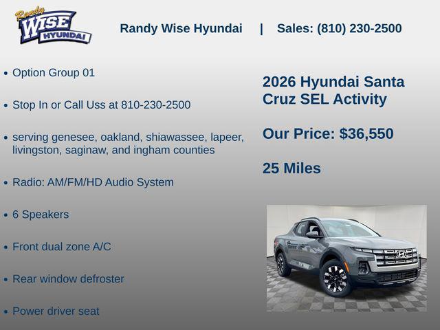 2026 Hyundai Santa Cruz SEL Activity