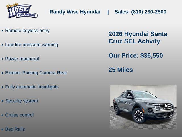 2026 Hyundai Santa Cruz SEL Activity