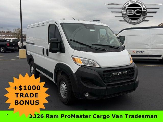 2026 RAM Ram ProMaster RAM PROMASTER 1500 TRADESMAN CARGO VAN LOW ROOF 118 WB 2026 RAM Ram ProMaster RAM PROMASTER 1500 TRADESMAN CARGO VAN LOW ROOF 118 WB