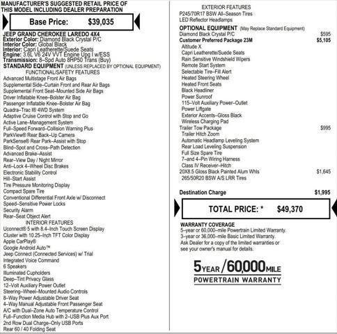 2025 Jeep Grand Cherokee GRAND CHEROKEE ALTITUDE X 4X4