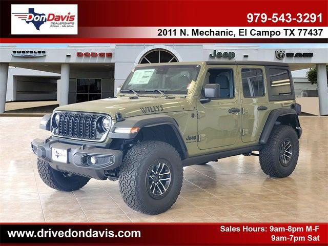 2025 Jeep Wrangler WRANGLER 4-DOOR WILLYS 2025 Jeep Wrangler WRANGLER 4-DOOR WILLYS