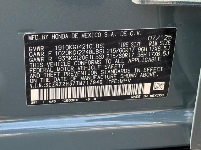 2026 Honda HR-V AWD LX