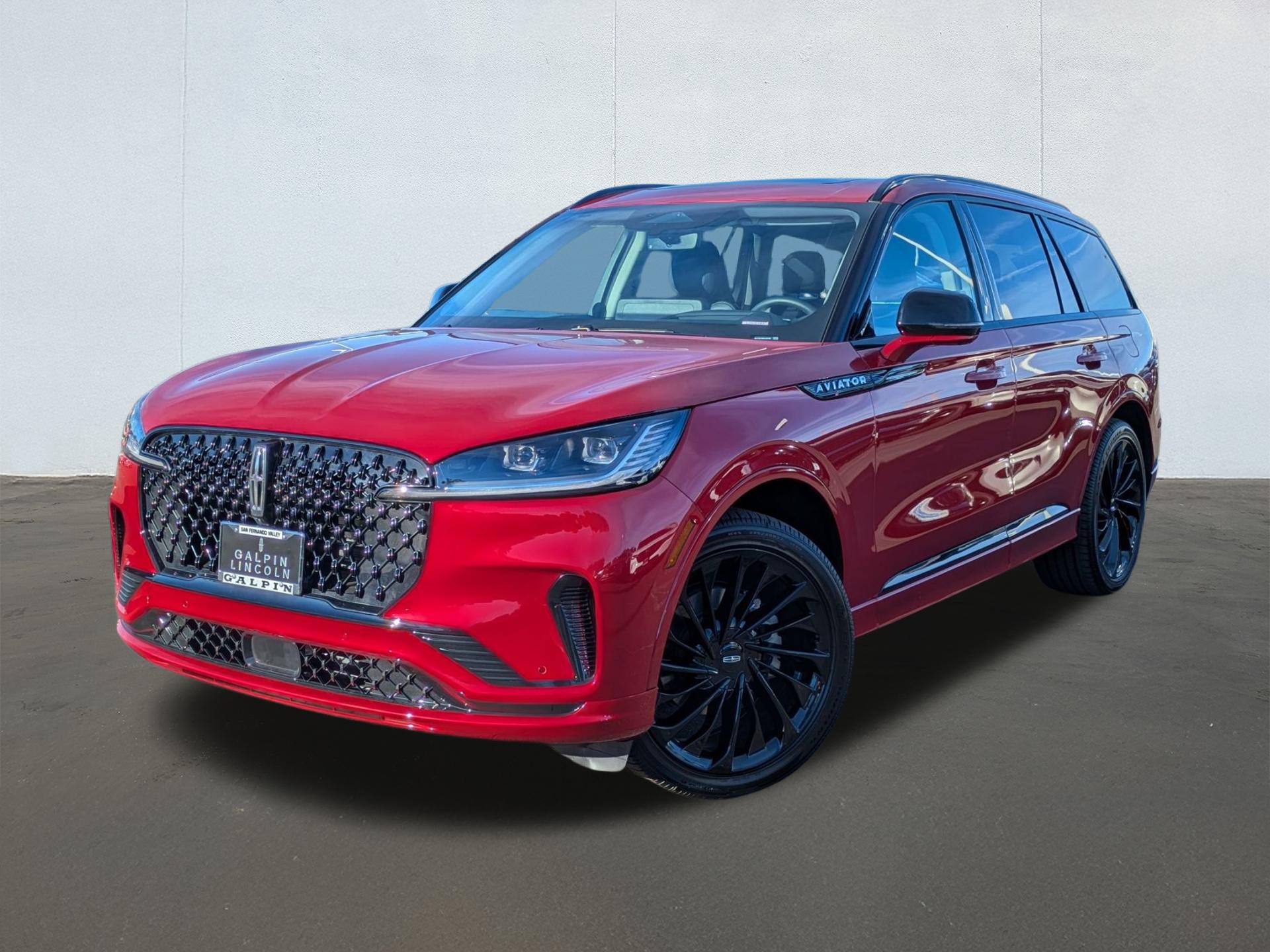 RED CARPET METALLIC 2025 Lincoln Aviator Reserve AWD SUV / Crossover All-Wheel Drive Automatic