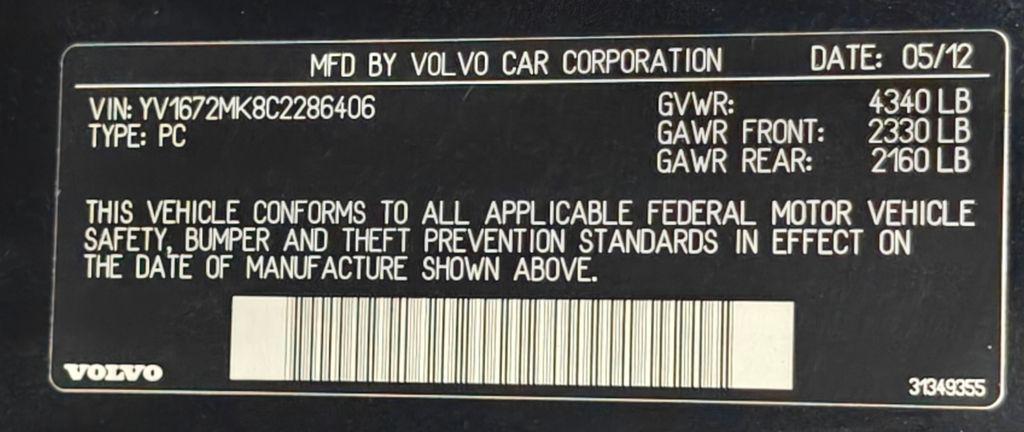 2012 Volvo C30 T5