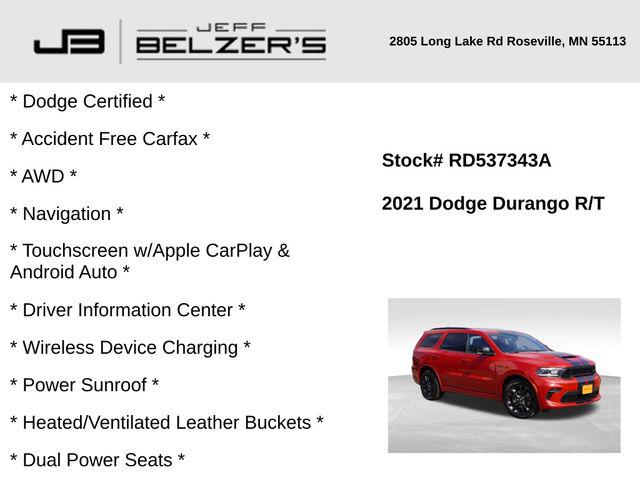 2021 Dodge Durango R/T AWD