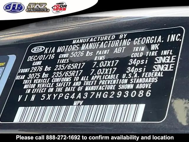 2017 Kia Sorento 2.4L LX
