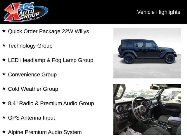 2021 Jeep Wrangler Unlimited Willys 4x4
