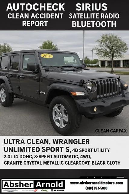 2020 Jeep Wrangler Unlimited Sport S 4X4