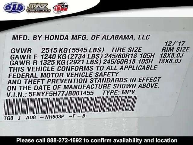 2018 Honda Pilot EX-L