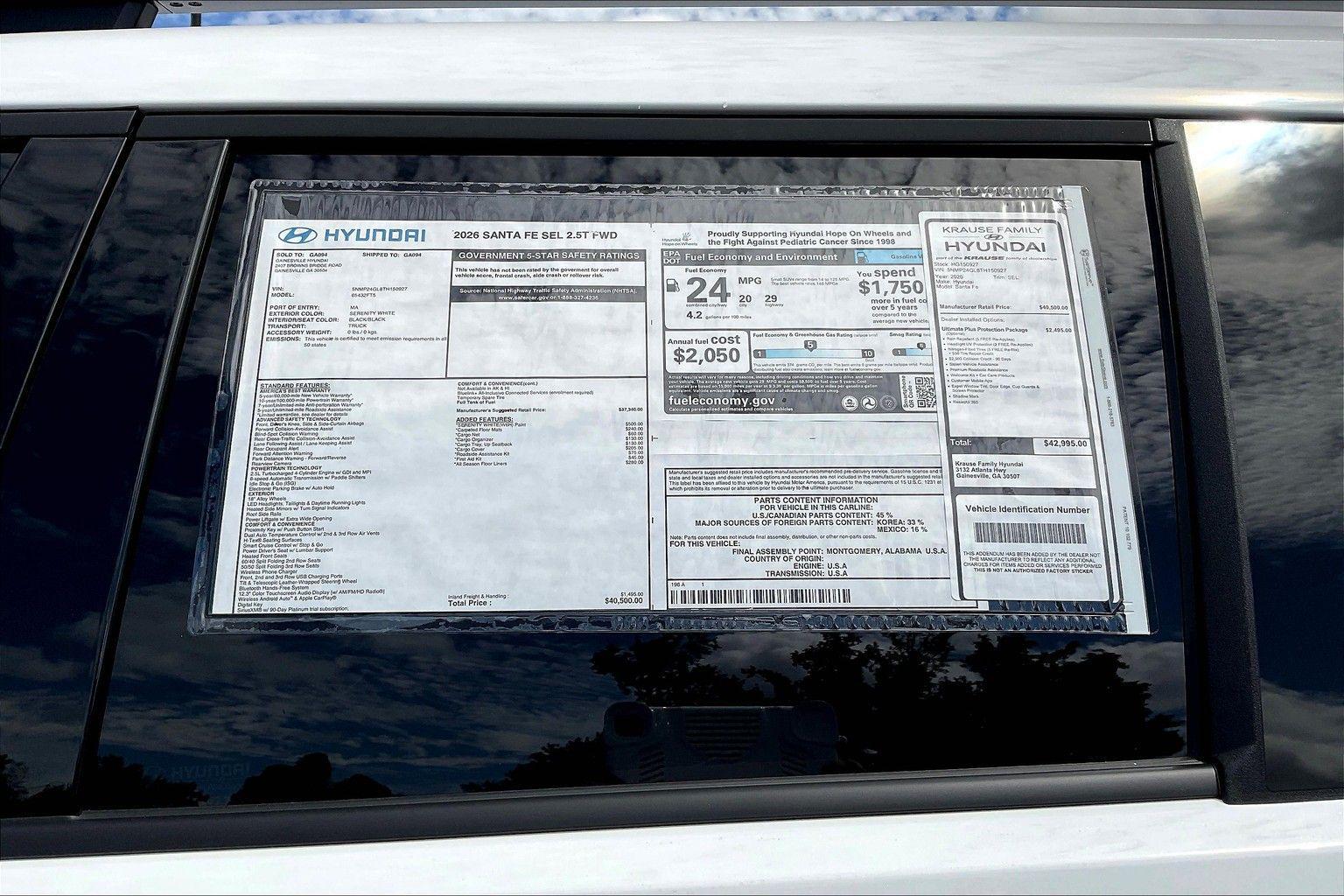2026 Hyundai Santa Fe SEL - Photo 15