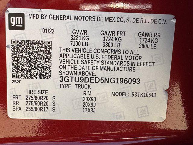 2022 GMC Sierra 1500 Limited 4WD Crew Cab Short Box SLT