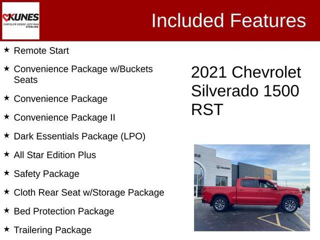 2021 Chevrolet Silverado 1500 4WD Crew Cab Standard Bed RST 2021 Chevrolet Silverado 1500 4WD Crew Cab Standard Bed RST