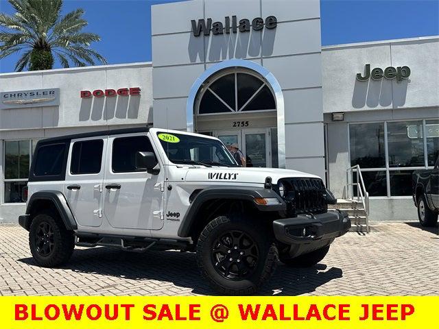 2021 Jeep Wrangler Unlimited Willys Sport 4x4 2021 Jeep Wrangler Unlimited Willys Sport 4x4