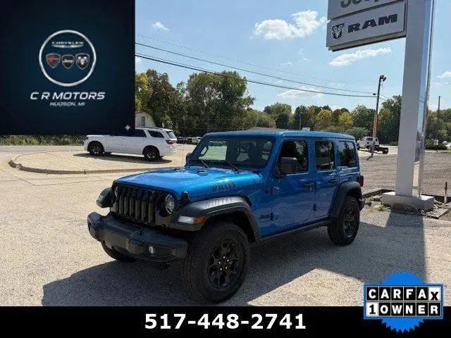2021 Jeep Wrangler Willys 4x4 for sale in Hudson, MI