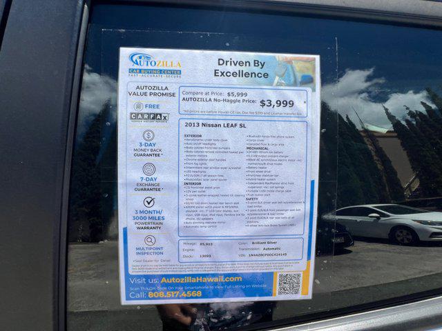 2013 Nissan LEAF SL