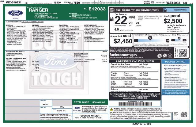 2024 Ford Ranger LARIAT