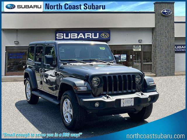 Gray (Granite Crystal Metallic Clearcoat) 2021 Jeep Wrangler Unlimited Sport S 4WD SUV / Crossover Four-Wheel Drive 8-Speed Automatic