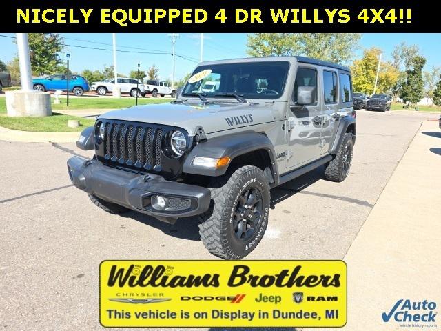 2021 Jeep Wrangler Unlimited Willys 4x4 2021 Jeep Wrangler Unlimited Willys 4x4