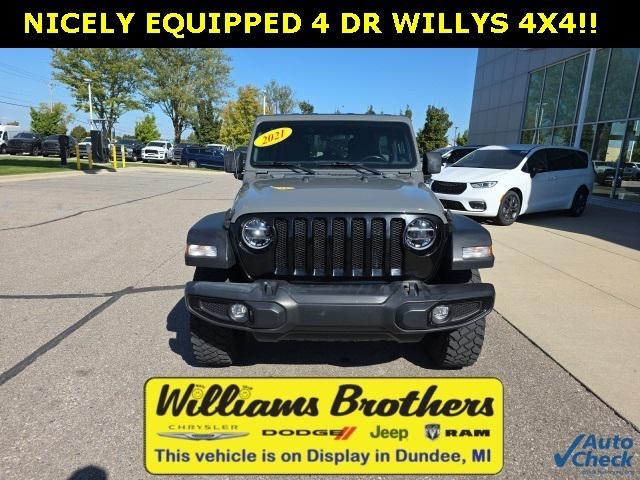 2021 Jeep Wrangler Unlimited Willys 4x4 2021 Jeep Wrangler Unlimited Willys 4x4