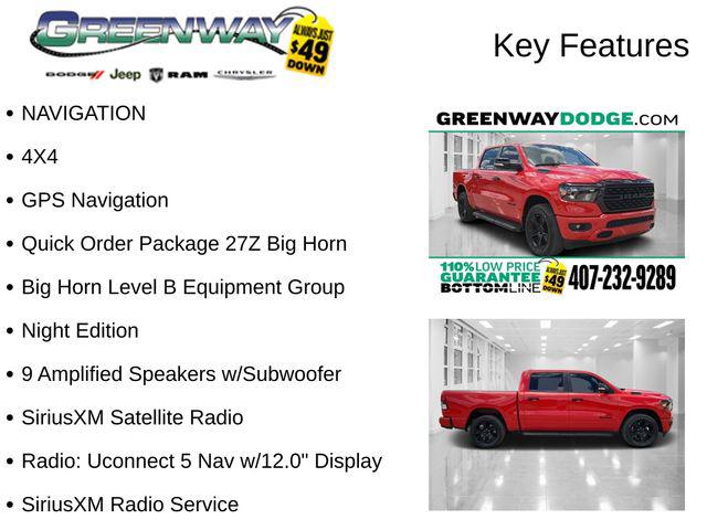 2023 RAM 1500 Big Horn Crew Cab 4x4 57 Box