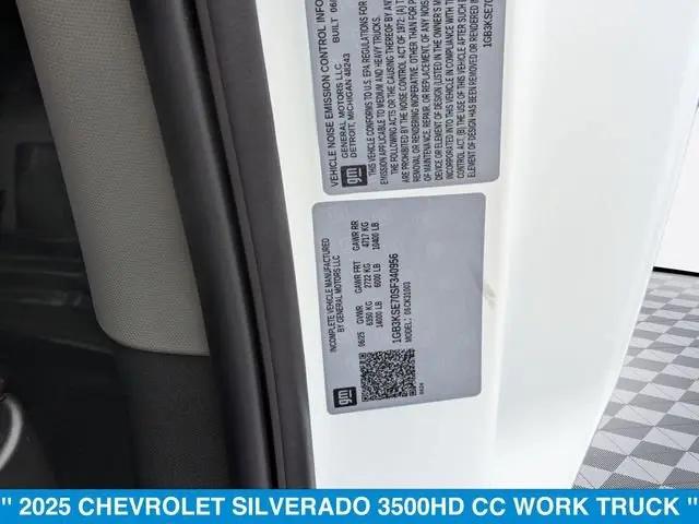 2025 Chevrolet Silverado 3500HD Work Truck