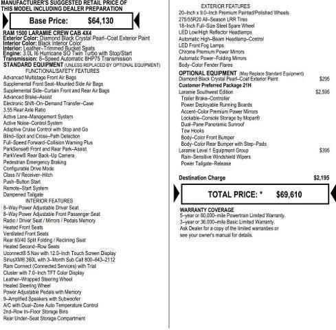 2026 RAM Ram 1500 RAM 1500 LARAMIE CREW CAB 4X4 57 BOX 2026 RAM Ram 1500 RAM 1500 LARAMIE CREW CAB 4X4 57 BOX