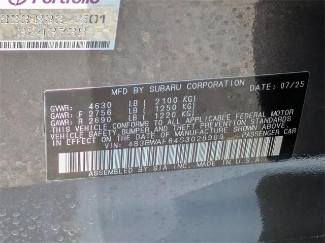 2025 Subaru Legacy Premium