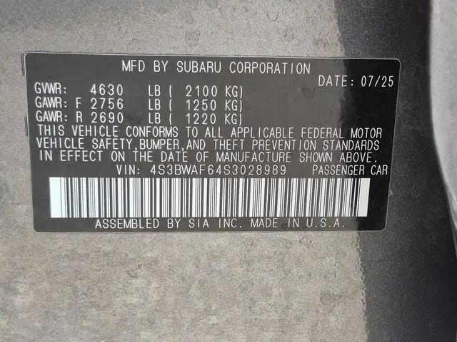 2025 Subaru Legacy Premium