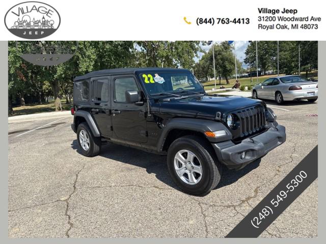 2022 Jeep Wrangler Unlimited Sport S 4x4 for sale in Royal Oak, MI