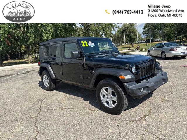 2022 Jeep Wrangler Unlimited Sport S 4x4 2022 Jeep Wrangler Unlimited Sport S 4x4