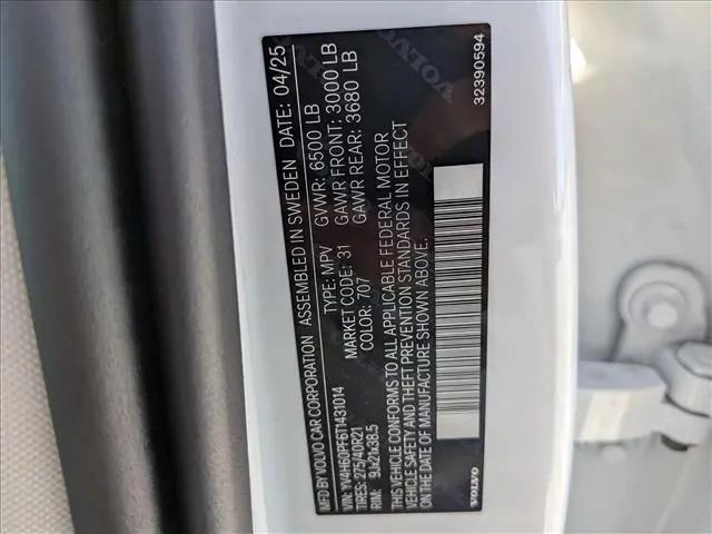 2026 Volvo XC90 Plug-In Hybrid Ultra, T8 AWD, Electric/Gasoline, Bright, 7 Seats