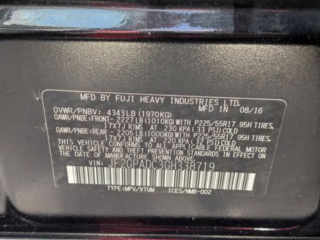 2016 Subaru Crosstrek 2.0i Premium