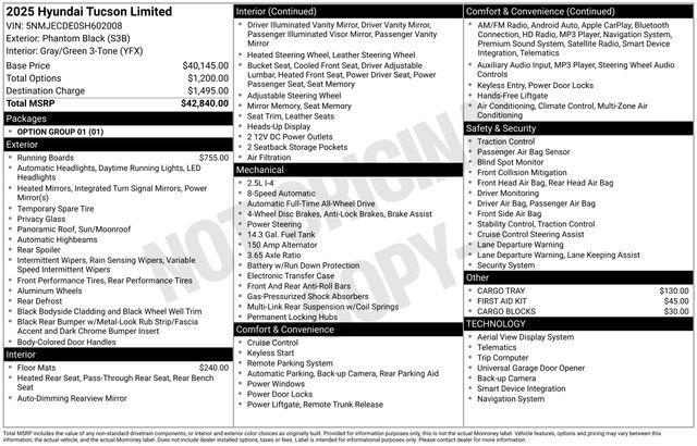 2025 Hyundai Tucson Limited