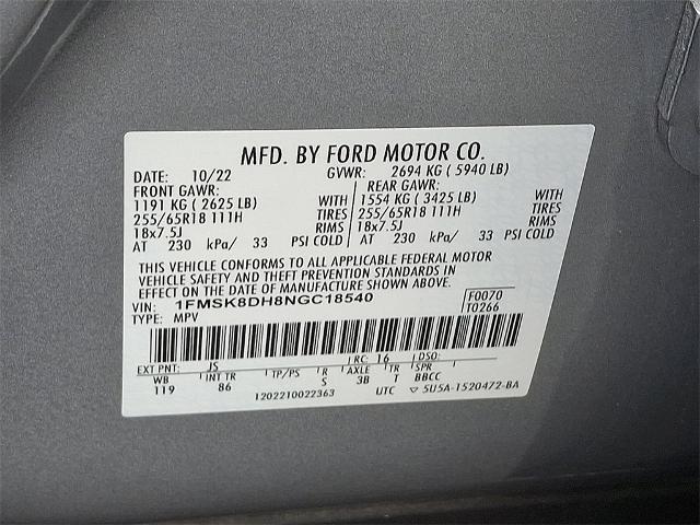 2022 Ford Explorer XLT