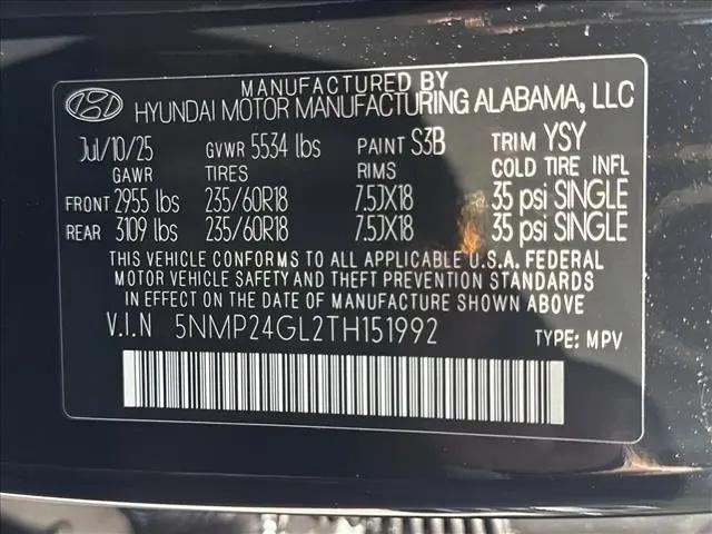 2026 Hyundai Santa Fe SEL