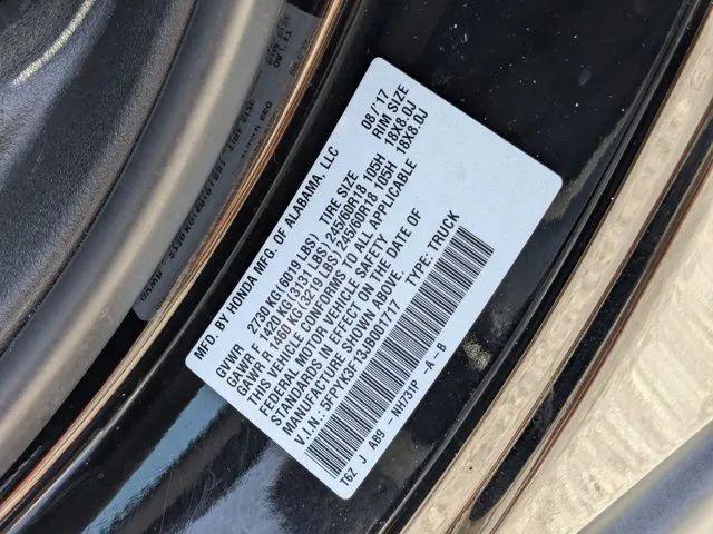 2018 Honda Ridgeline Sport