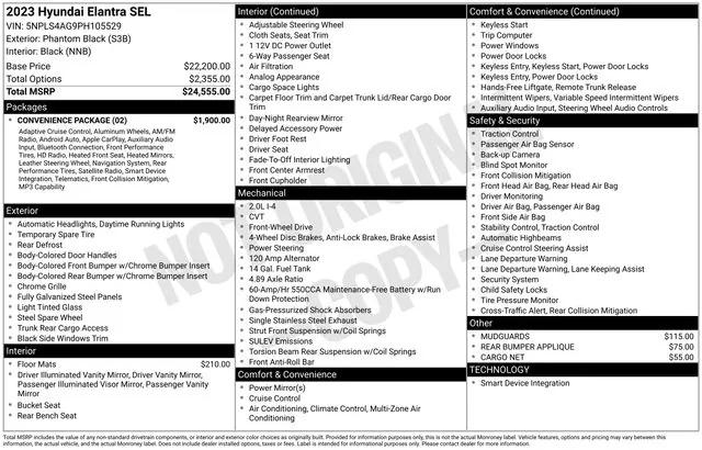 2023 Hyundai Elantra SEL