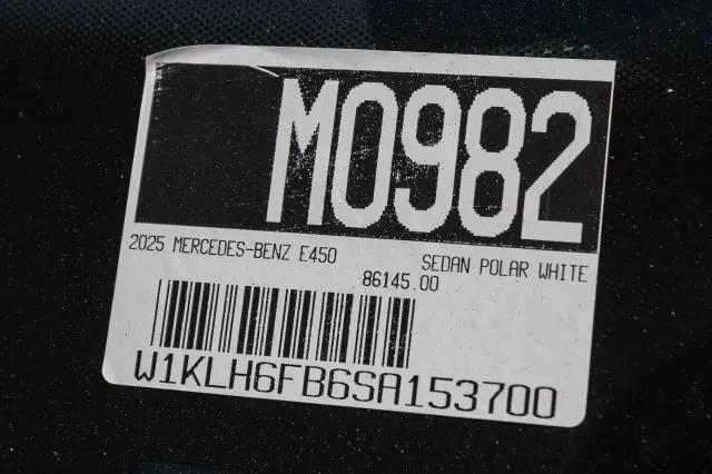 2025 Mercedes-Benz E 450 4MATIC