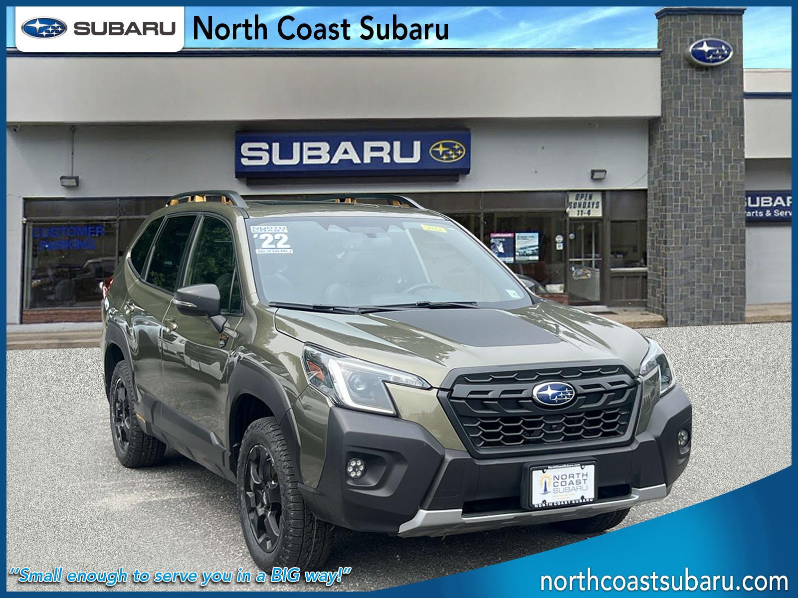 Autumn Green Metallic 2023 Subaru Forester Wilderness Crossover AWD SUV / Crossover All-Wheel Drive Continuously Variable Transmission