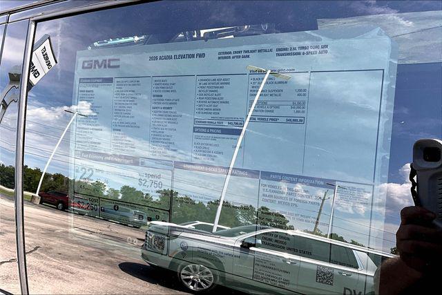 2026 GMC Acadia Elevation FWD