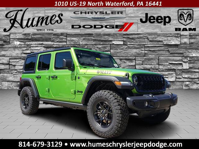 2025 Jeep Wrangler WRANGLER 4-DOOR WILLYS 2025 Jeep Wrangler WRANGLER 4-DOOR WILLYS