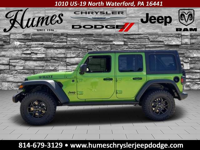 2025 Jeep Wrangler WRANGLER 4-DOOR WILLYS 2025 Jeep Wrangler WRANGLER 4-DOOR WILLYS