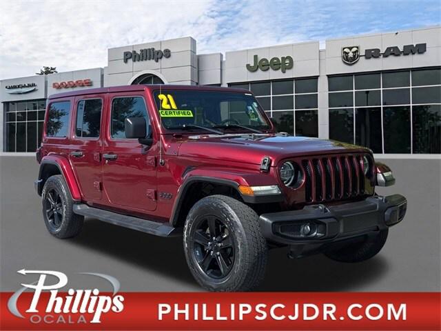 2021 Jeep Wrangler Unlimited Sahara Altitude 4x4 2021 Jeep Wrangler Unlimited Sahara Altitude 4x4