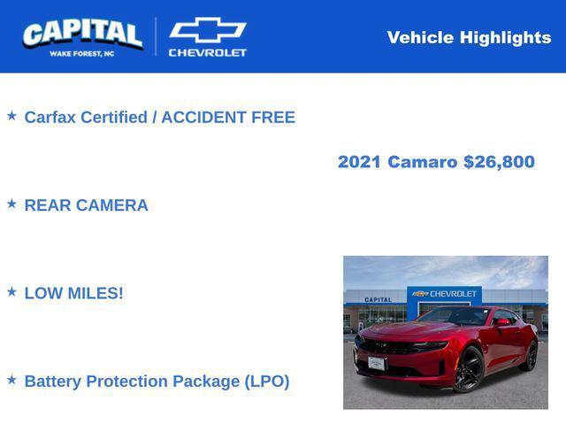 2021 Chevrolet Camaro RWD Coupe 1LT