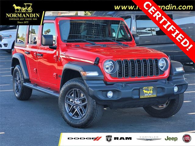 2024 Jeep Wrangler 4-Door Sport S 4x4