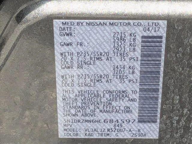 2017 Nissan Pathfinder Platinum