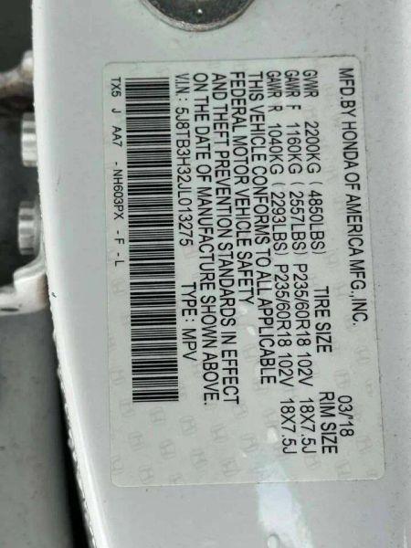 2018 Acura RDX AcuraWatch Plus Package